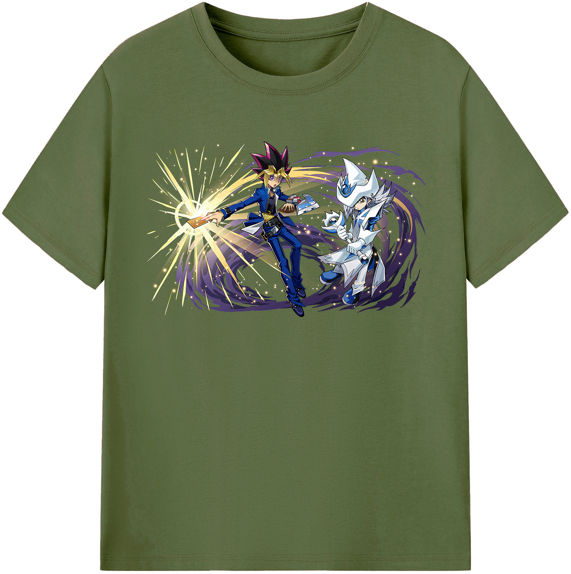 （画像用） 遊☆戯☆王 Yu-Gi-Oh! 綿100％半袖Tシャツ（フロントプリント）
